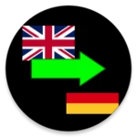 english to german translator android application logo